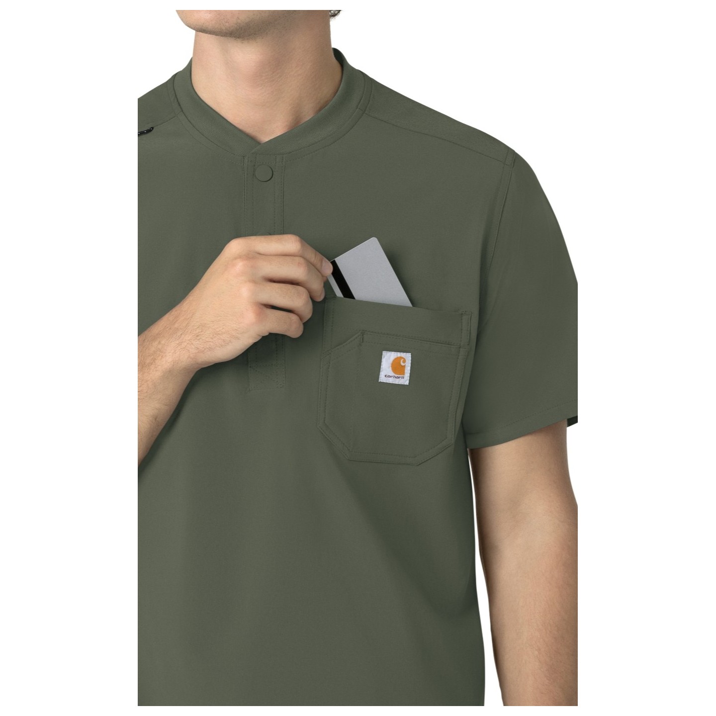 C16310 Carhartt Cross-Flex Haut Henley pour Hommes