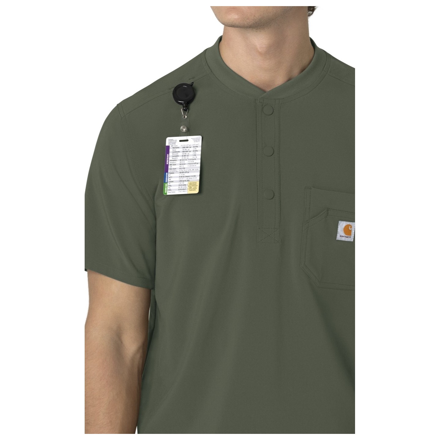 C16310 Carhartt Cross-Flex Haut Henley pour Hommes