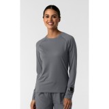 2139 Layers Long Sleeve Underscrub Top with Watch Windows by WINK