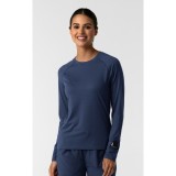 2139 Layers Long Sleeve Underscrub Top with Watch Windows by WINK