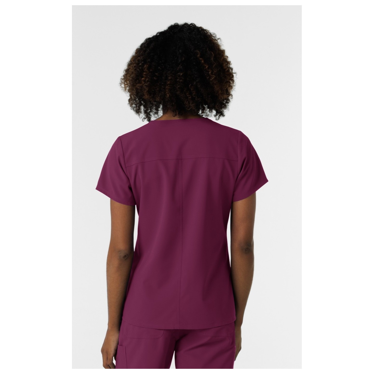 6180 Nürtur Front Seam V-Neck Top by WINK