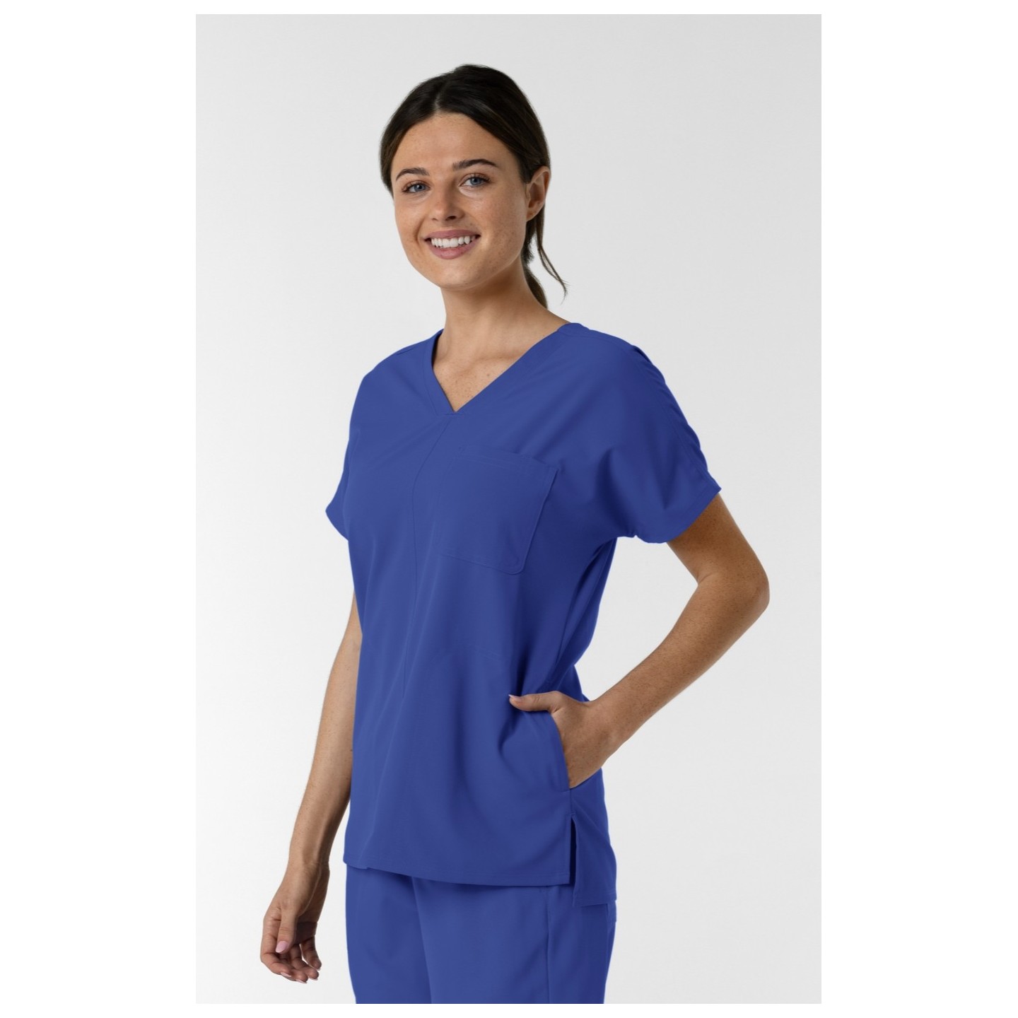 6280 Nürtur Drop Shoulder Tunic Top by WINK