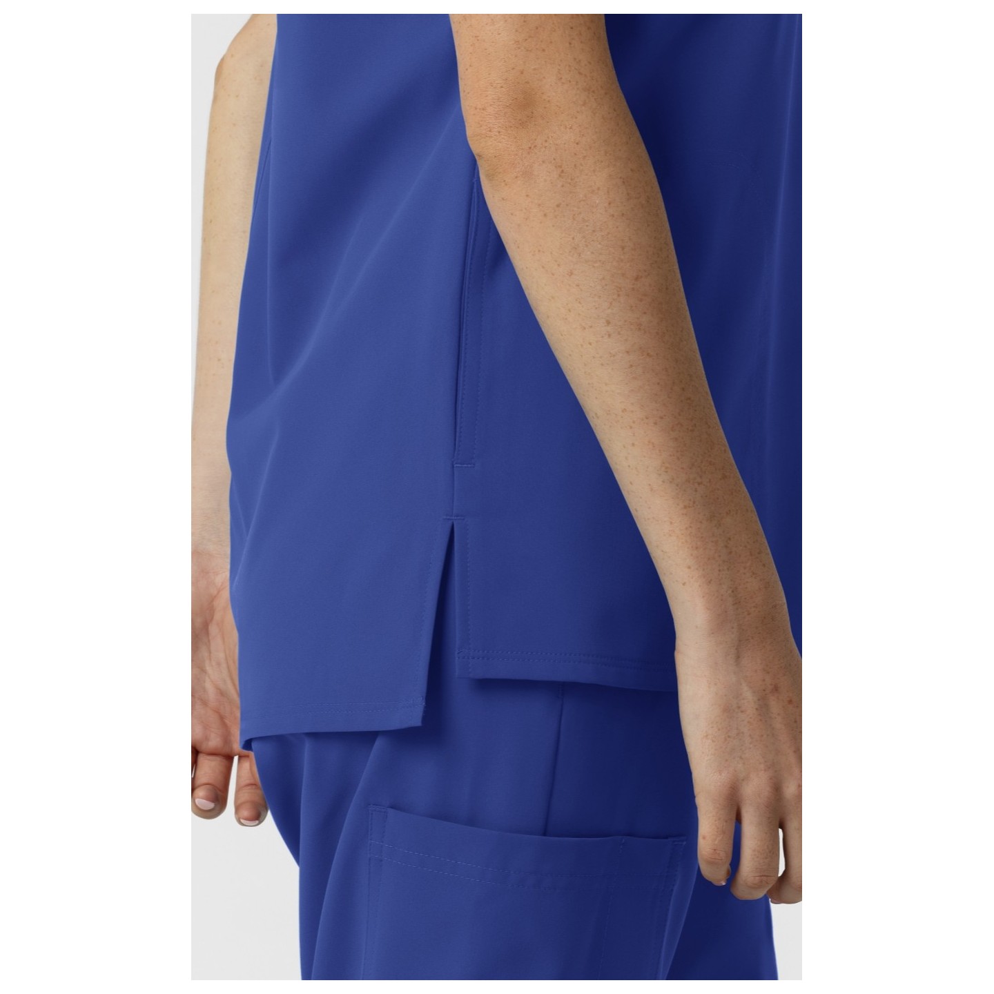 6280 Nürtur Tunique à Col en V avec Coutures Stylisées