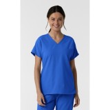 6280 Nürtur Tunique à Col en V avec Coutures Stylisées