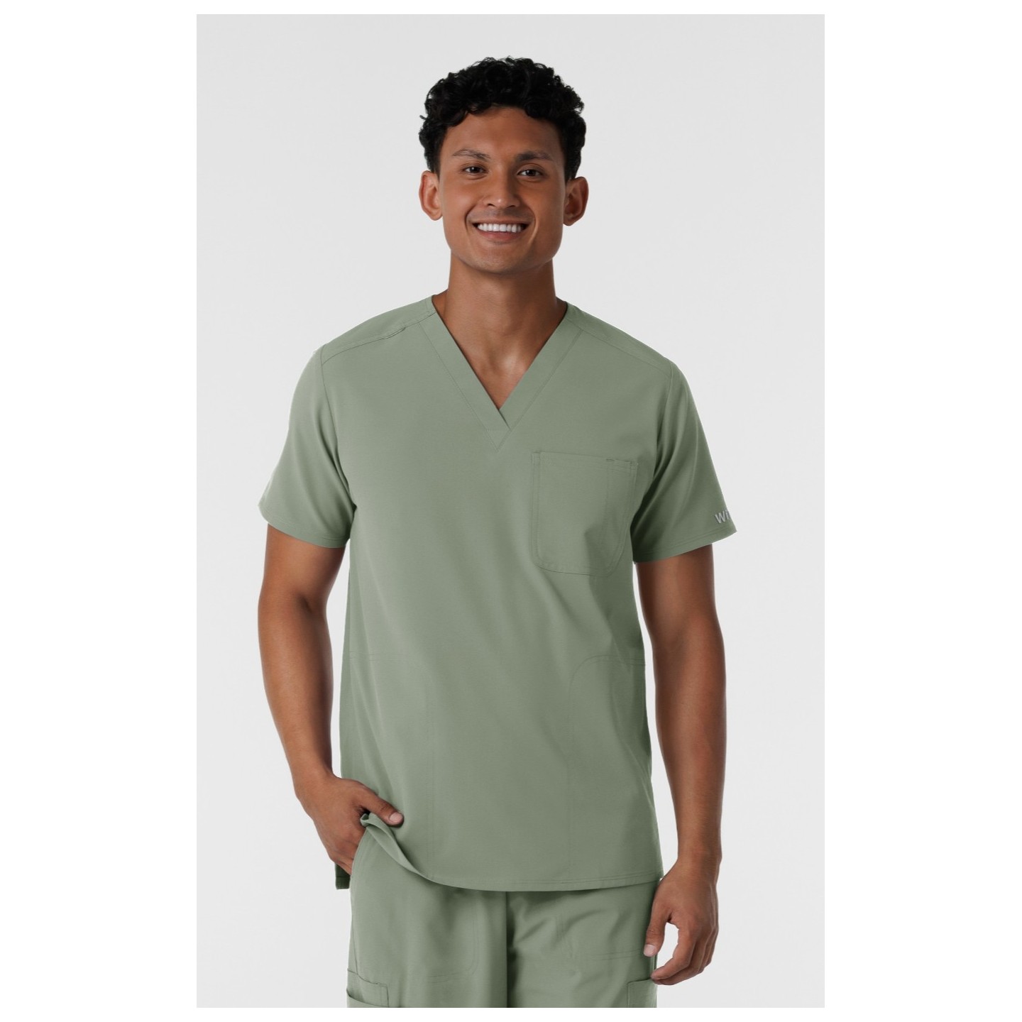 6380 Nürtur Men's V-Neck Scrub Top by WINK