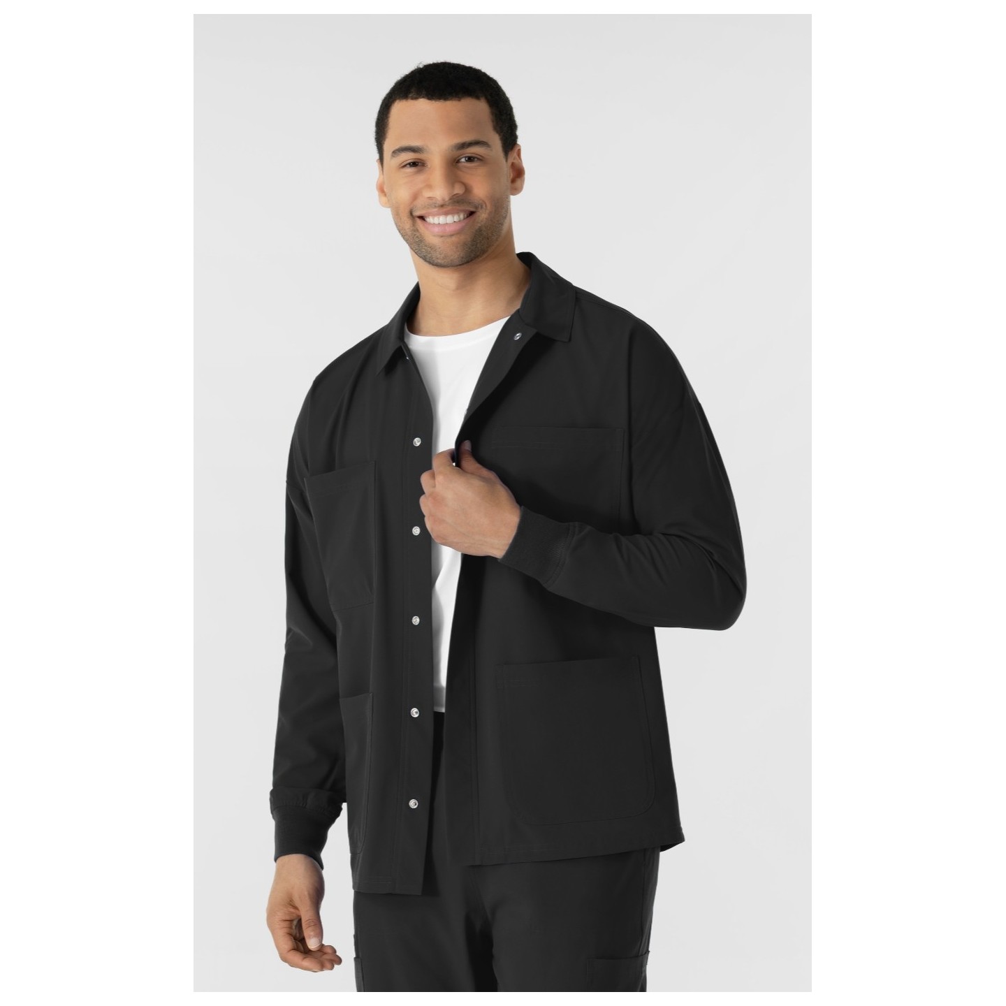 8380 Nurtür Men's Duster Scrub Jacket by WINK