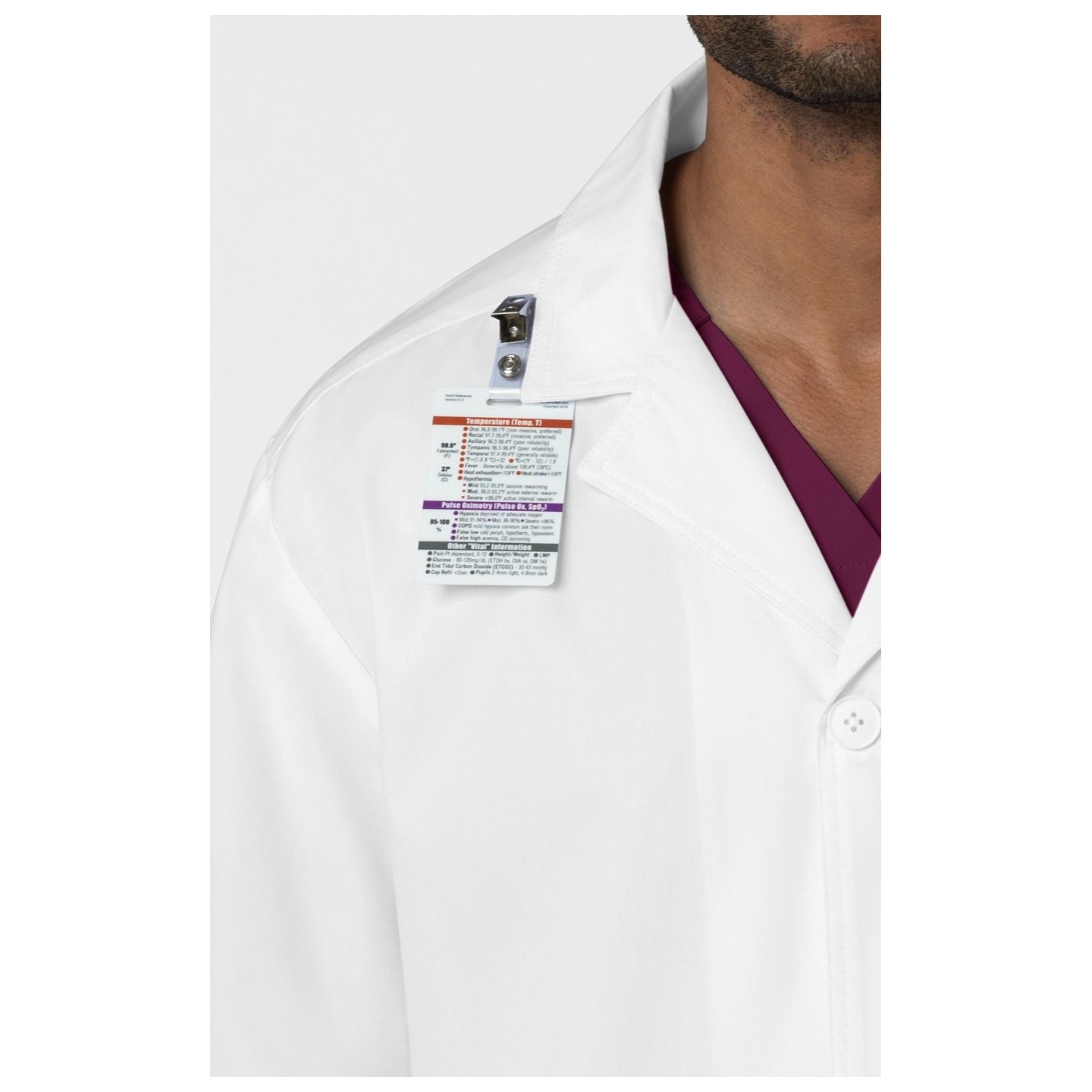 7602 WonderLab Unisex Iconic 33" Lab Coat by WINK