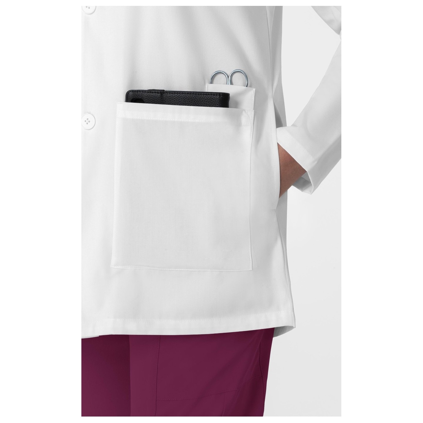 7602 WonderLab Manteau de Laboratoire 33 po Unisexe 'Iconic' par WINK