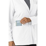 8166 Layers Blazer Style Short Lab Coat by WINK