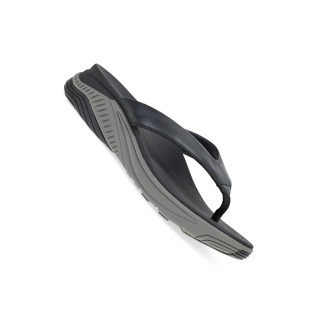 Rosemary Black Calf Flip Flop Actif par Dansko