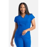 2501 Embrace Zoe Banded V-Neck 4 Pocket Top by Maevn