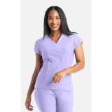 2501 Embrace Zoe Banded V-Neck 4 Pocket Top by Maevn