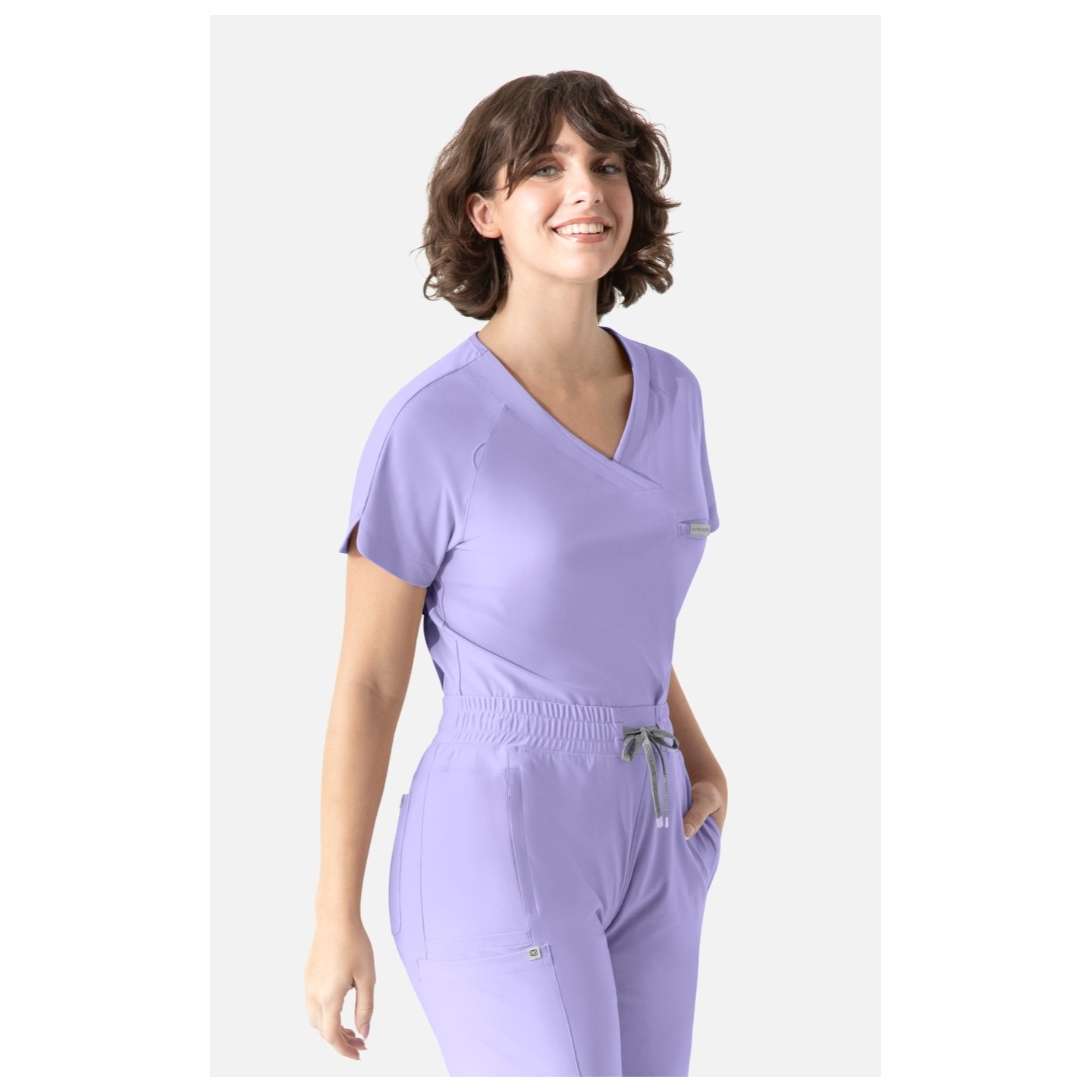 2502 Embrace Haut Luna à Col en Y avec Poche au Poitrine par Maevn