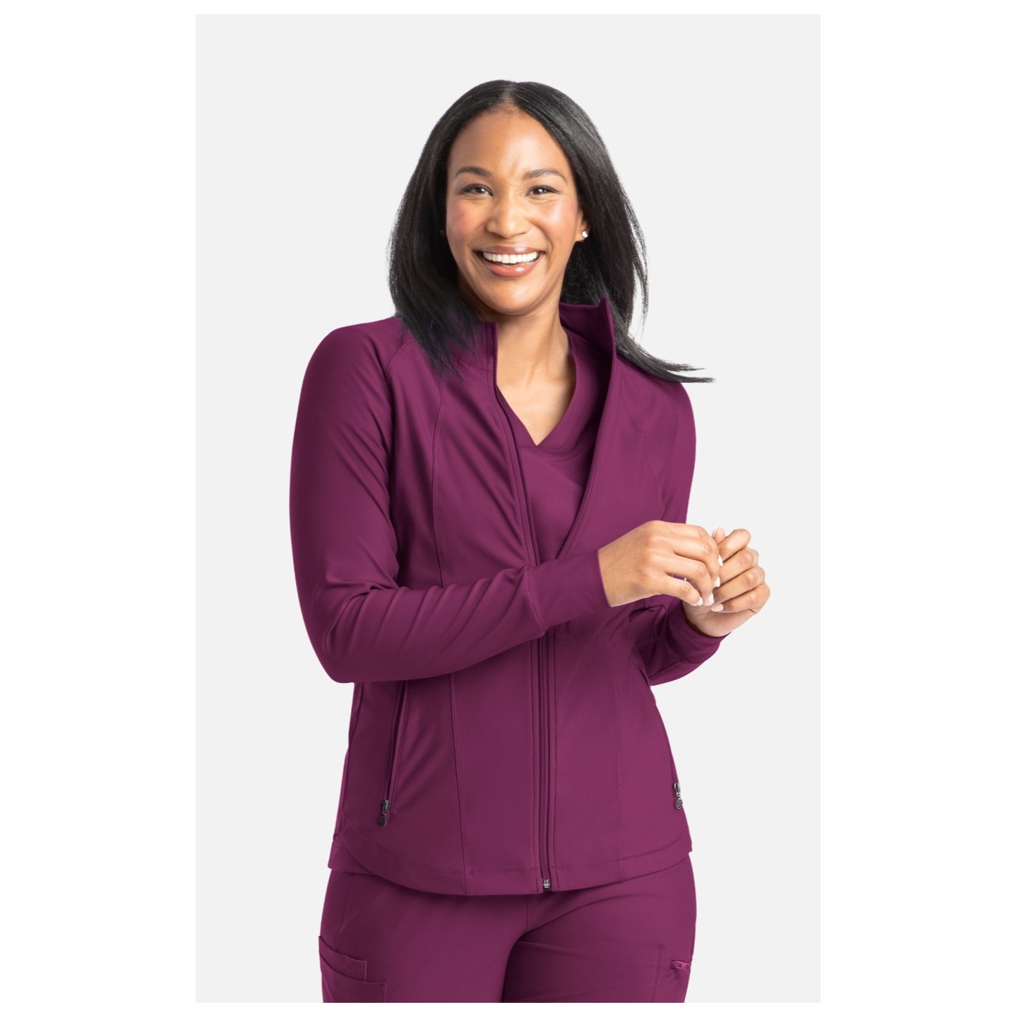 2701 Embrace Eden Full Zip Track Jacket by Maevn