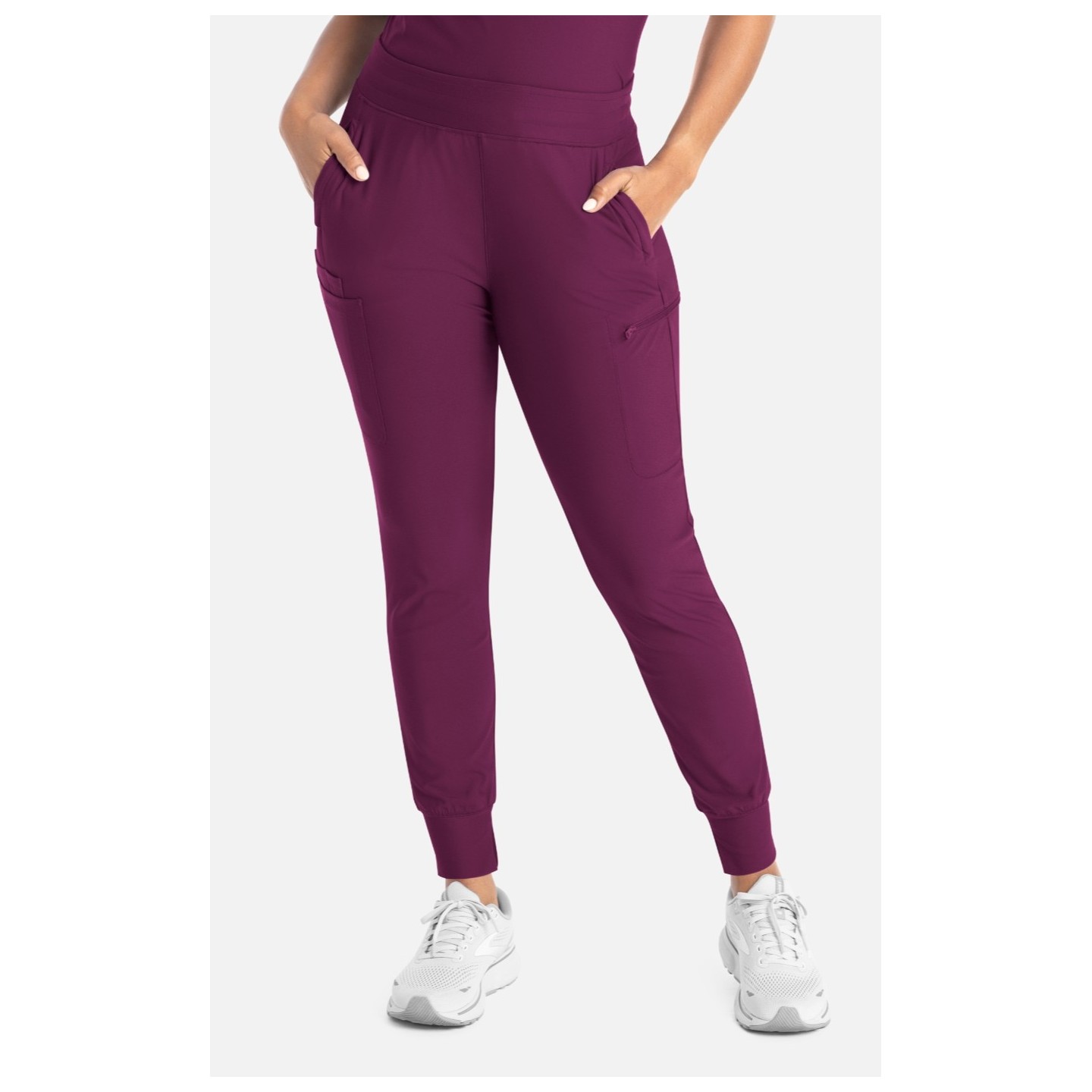 2901 Embrace Nelly Mid-Rise 6 Pocket Jogger Pants by Maevn