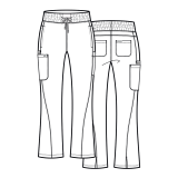 2903 Embrace Nora Bootcut 7 Pocket Pant by Maevn