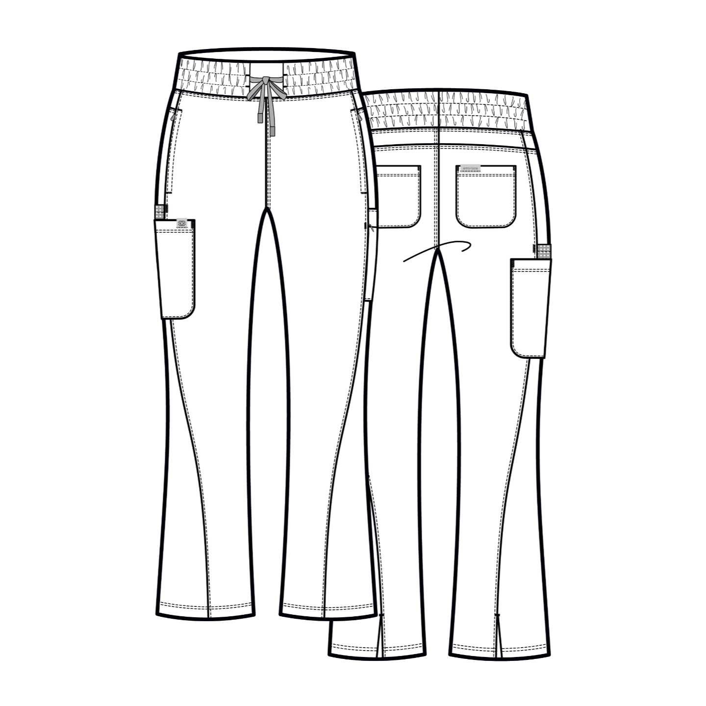 2903 Embrace Nora Bootcut 7 Pocket Pant by Maevn