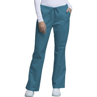 4044 Workwear Core Stretch Pantalon a Jambe Évasée de Cherokee