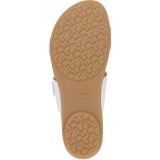Sandale Justine White Full Grain pour Femmes par Dansko