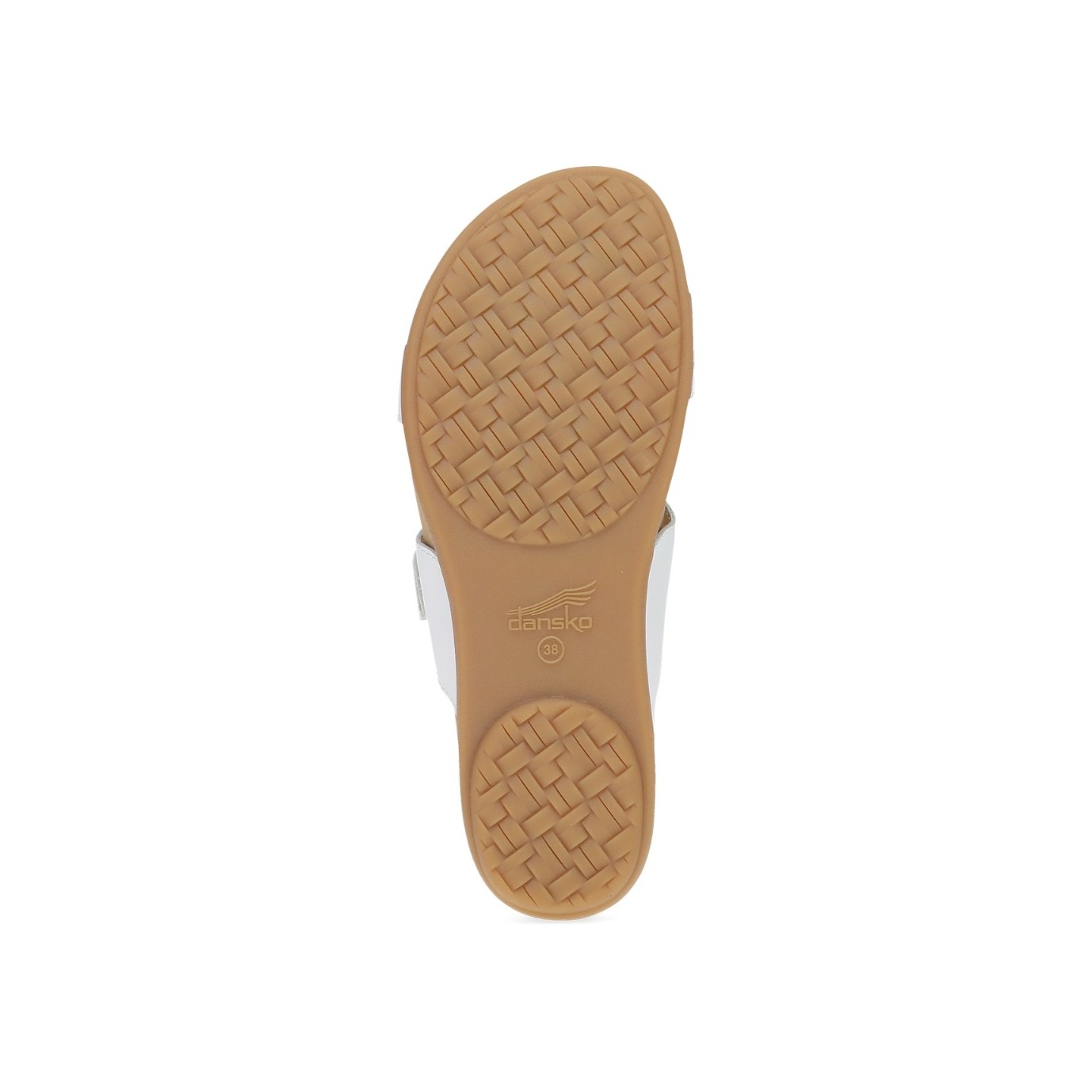 Justine White Full Grain Women's Casual Sandal by Dansko