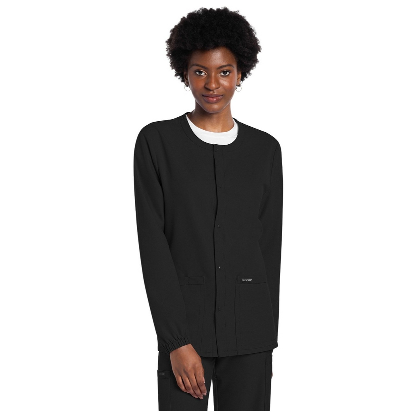 CK393A WW Originals Ultra Veste d'Échauffement Unisexe à Fermature Snap par Cherokee