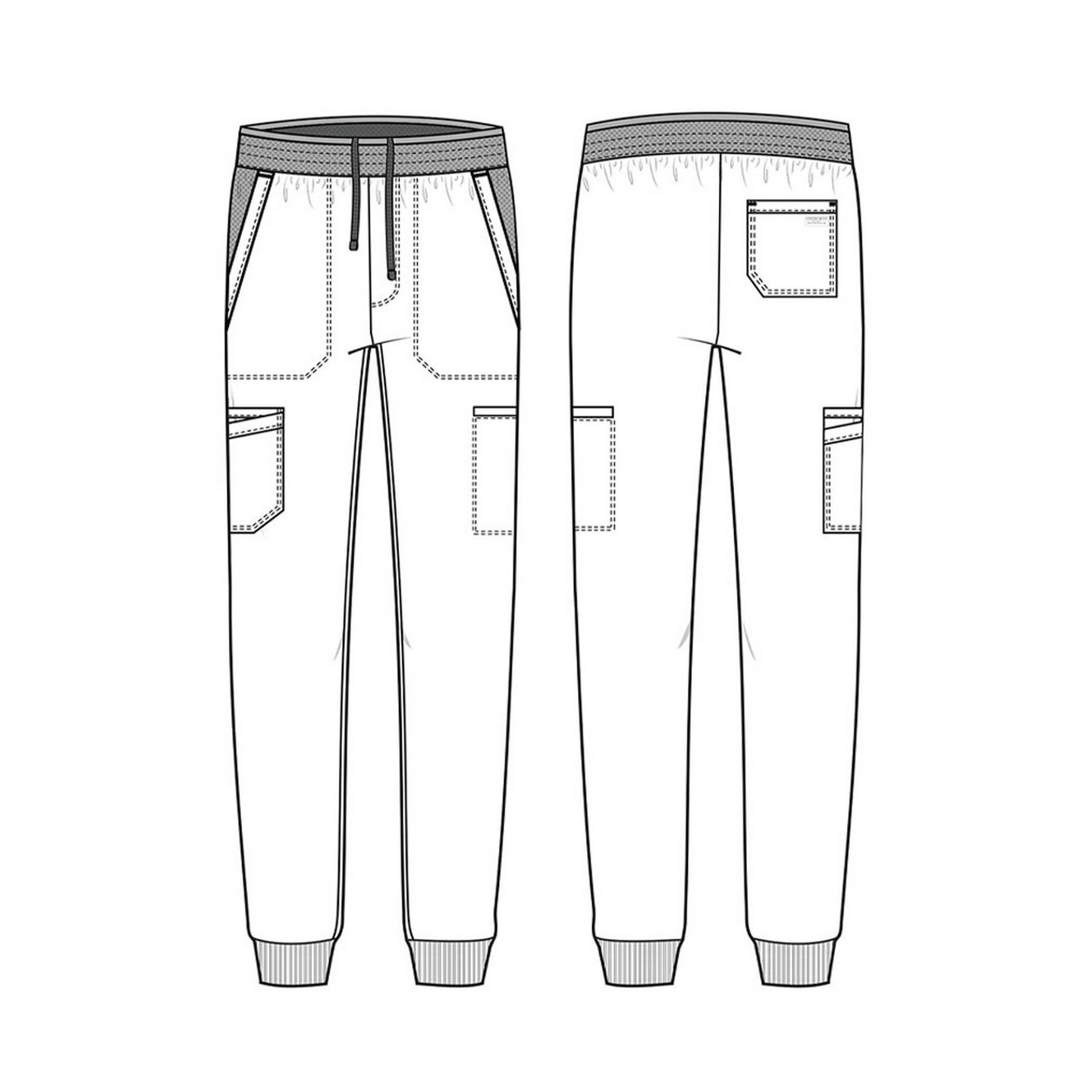 WW251 Workwear Revolution Men's Pull-On Jogger by Cherokee 