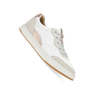 Josey White/Rose Gold Nappa Casual Sneaker for Women by Dansko