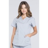 WW665 Workwear Professionals 3 Pocket V-Neck Top by Cherokee