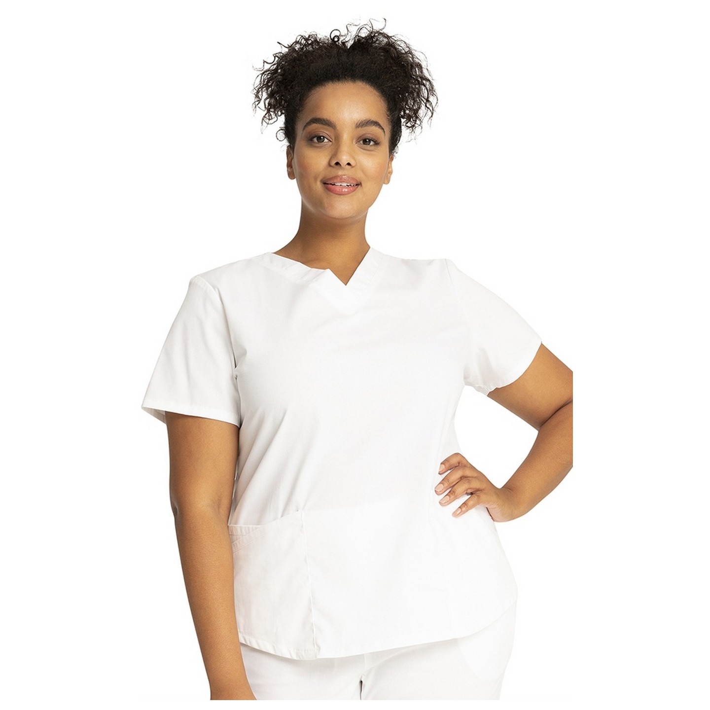 WW665 Workwear Professionals 3 Pocket V-Neck Top by Cherokee