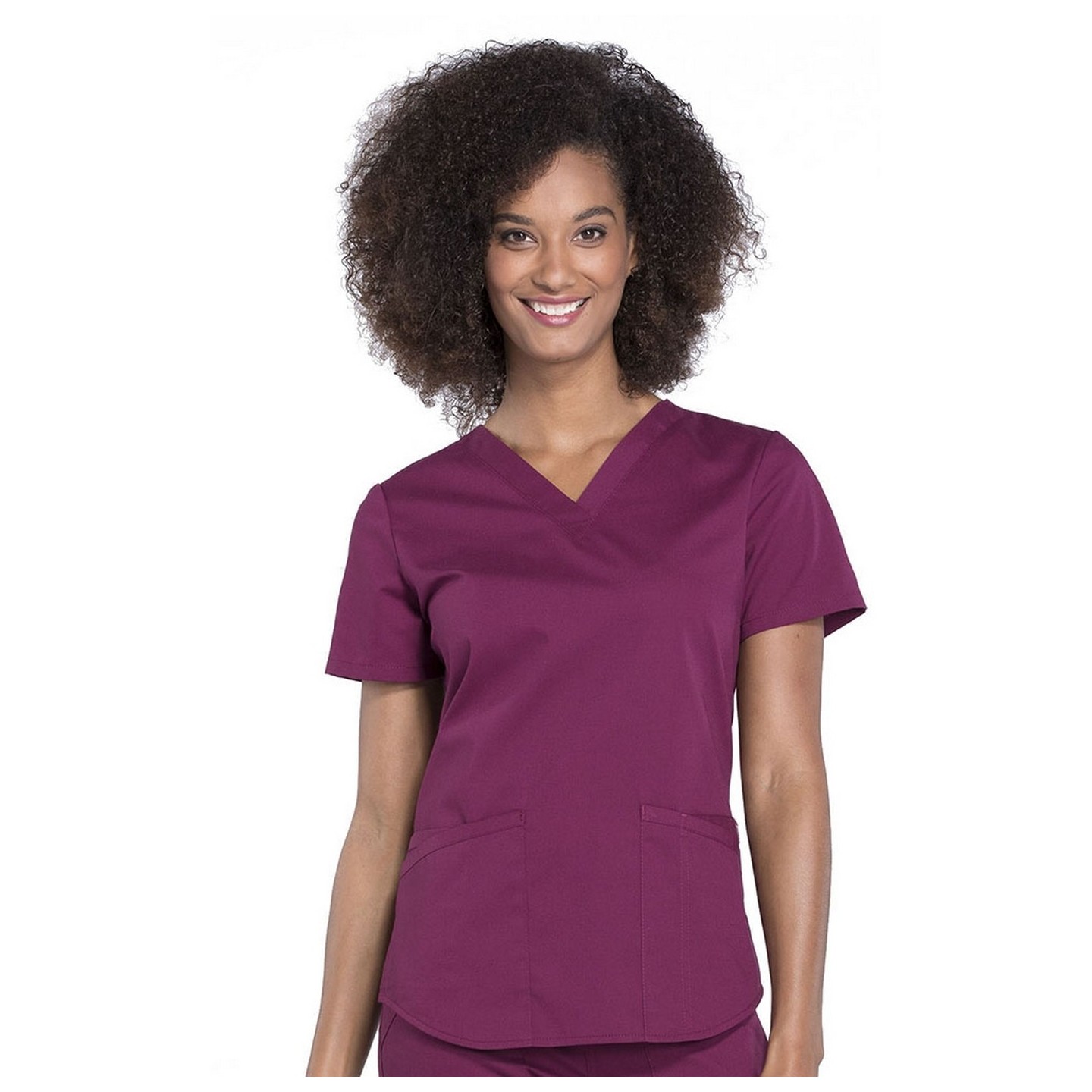 WW665 Workwear Professionals 3 Pocket V-Neck Top by Cherokee