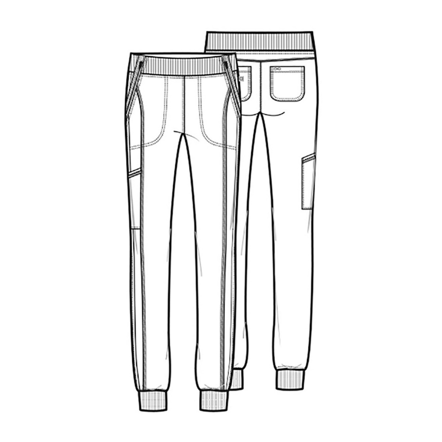 Pantalon de jogging mi-longueur - Cherokee Infinity - Antimicrobien