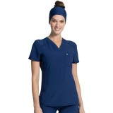 Top à col V ajustable - Cherokee Infinity - Antimicrobien