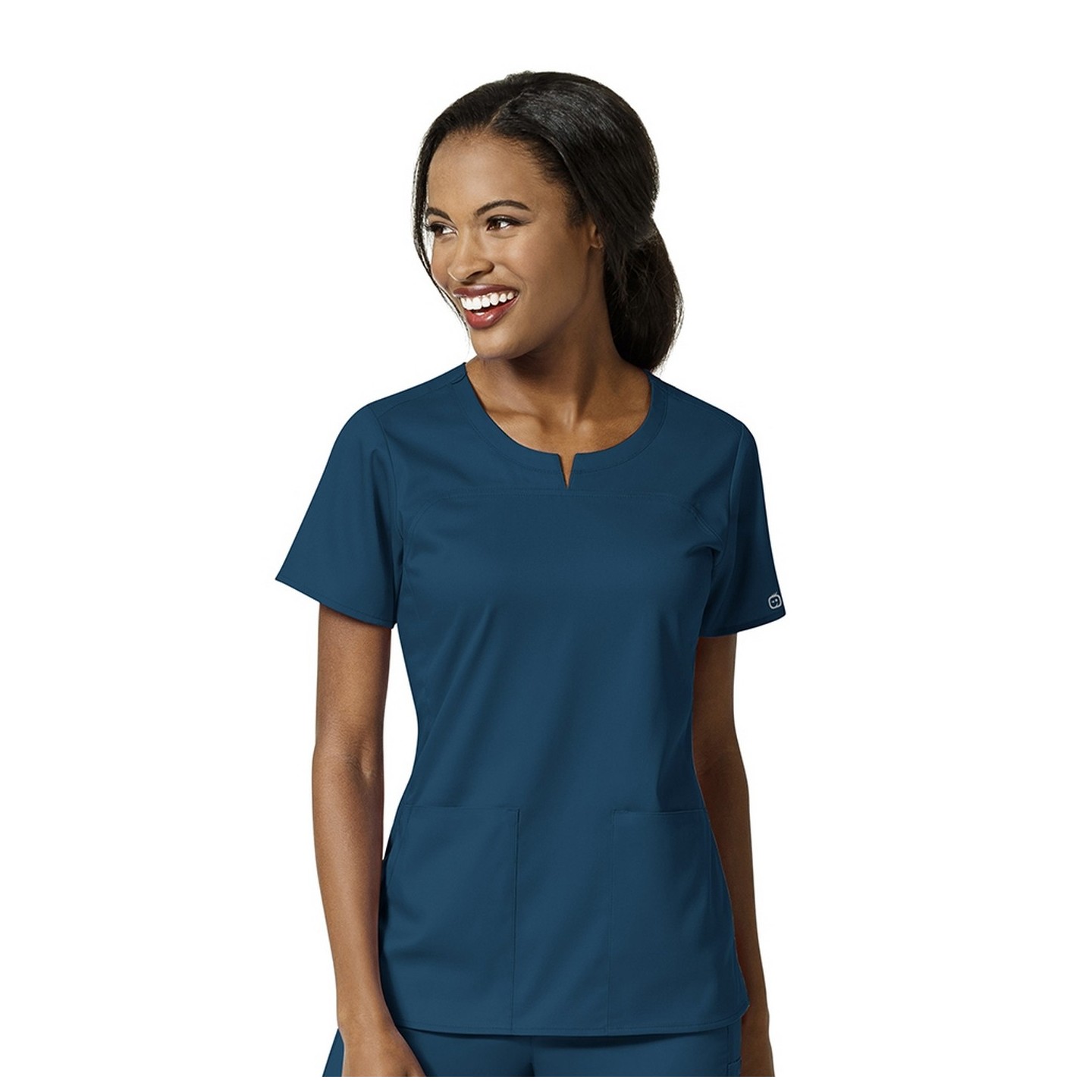 6419 WonderWink PRO Women's 4 Pocket Notch Neck Top