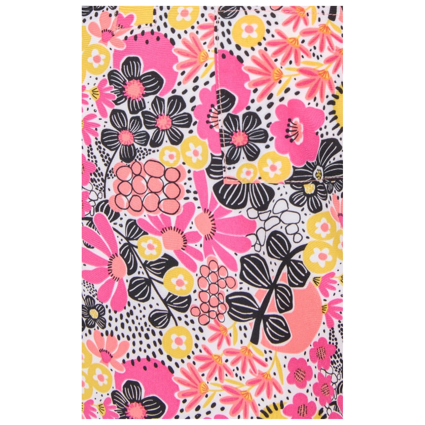 1093PR koi Basics Ari Split Neck Print Top - Susani Floral