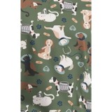 1797 Maevn Curved V-Neck Print Top - Cuddly Checkup