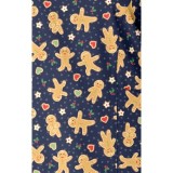 1797 Maevn Curved V-Neck Print Top - Gingerbread Zen