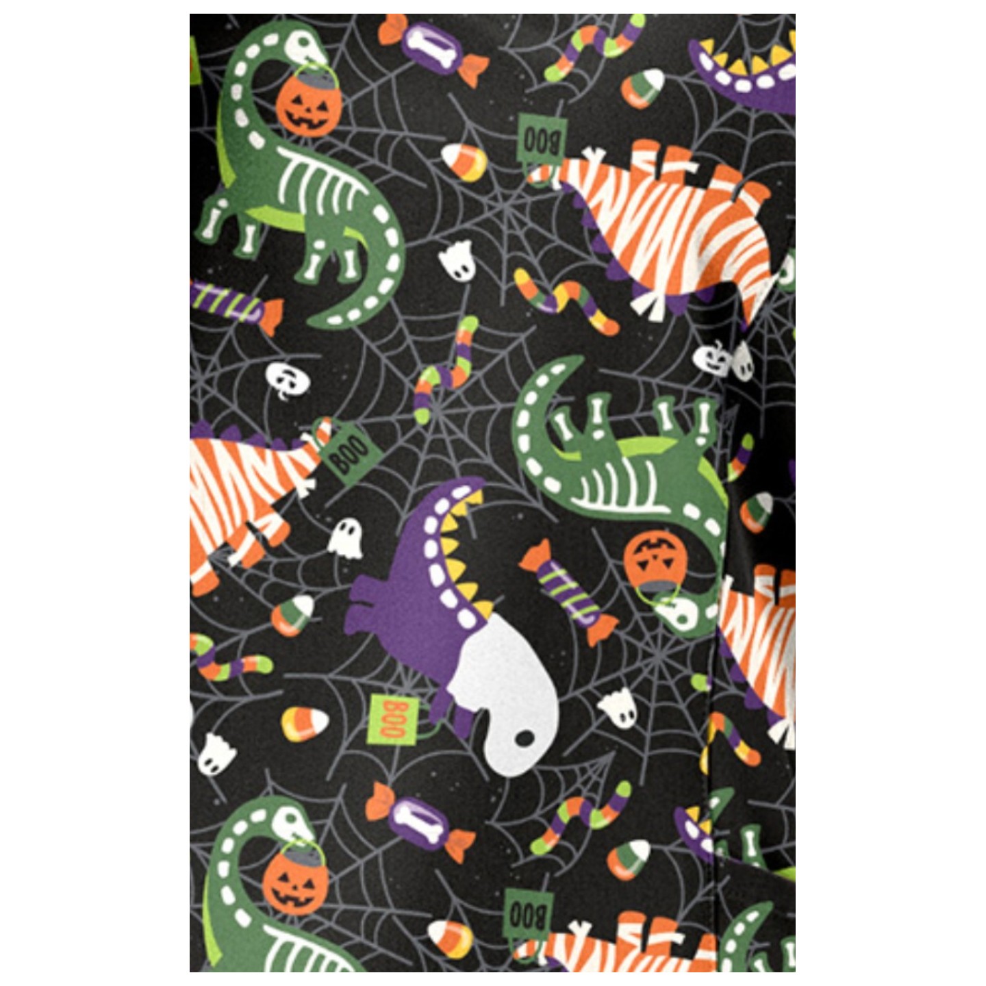 1797 Maevn Curved V-Neck Print Top - Trick-a-saurus