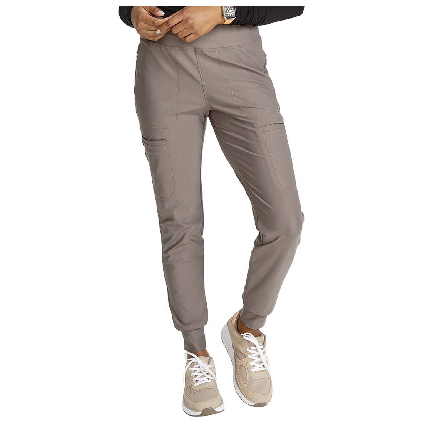 CK092 Jogger à Taille Élastique avec 6 Poches de Form par Cherokee