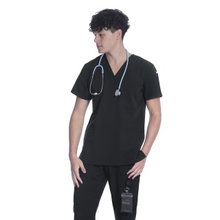 3601 Flaunt Unisex Modern Classic 4-Way Stretch V-Neck Top by Greentown