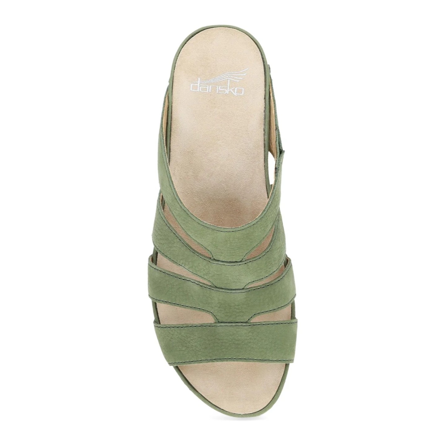 Lyndi Jade Milled Nubuck High Heel Sandal by Dansko 
