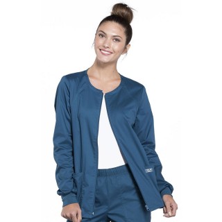 4315 Workwear Core Stretch Veste Zippée à Col Rond de Cherokee