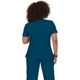 316 Koi Lite ™ Haut d’uniformes Philosophie Mock Wrap avec fermeture éclaire sur les  côtés