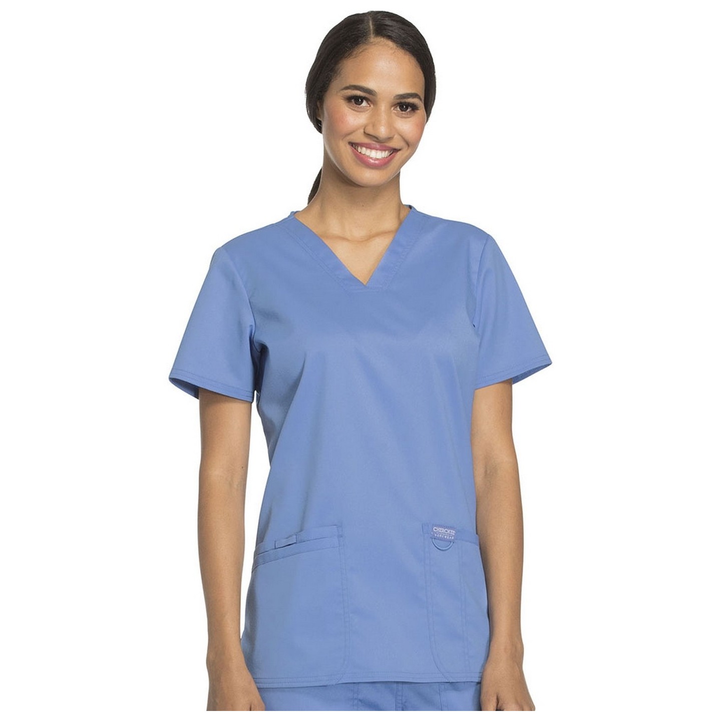 WW620 Workwear Revolution 3 Pocket V-Neck by Cherokee