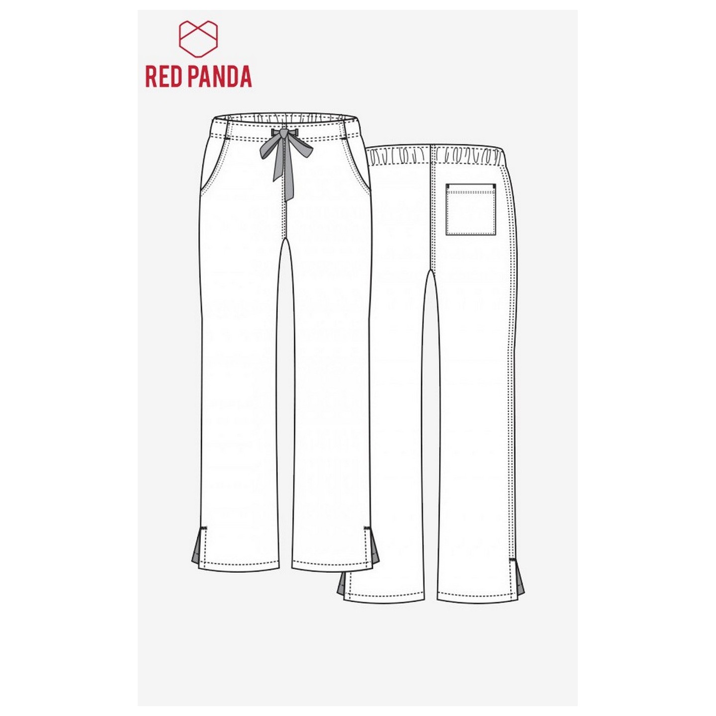 9716 - Red Panda - Half Elastic Pant