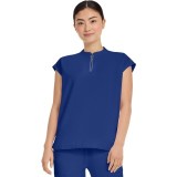 2286 Healing Hands HH360 Sandy Mandarin Collar Top