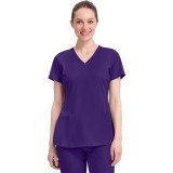 2500 HH Works by Healing Hands Monica V-Neck Scrub Top