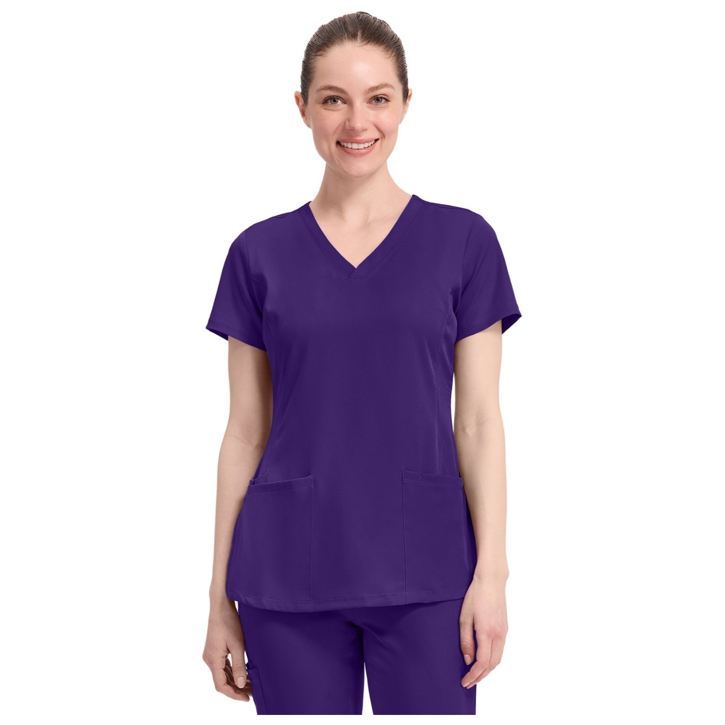 2500 HH Works by Healing Hands Monica V-Neck Scrub Top