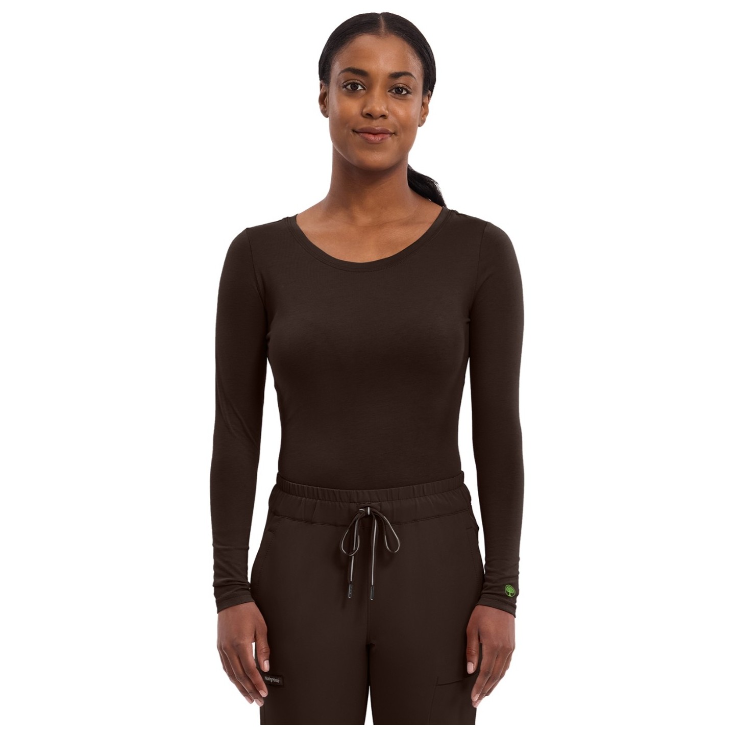 5047 Healing Hands Purple Label Melissa Long Sleeve Scrub Tee