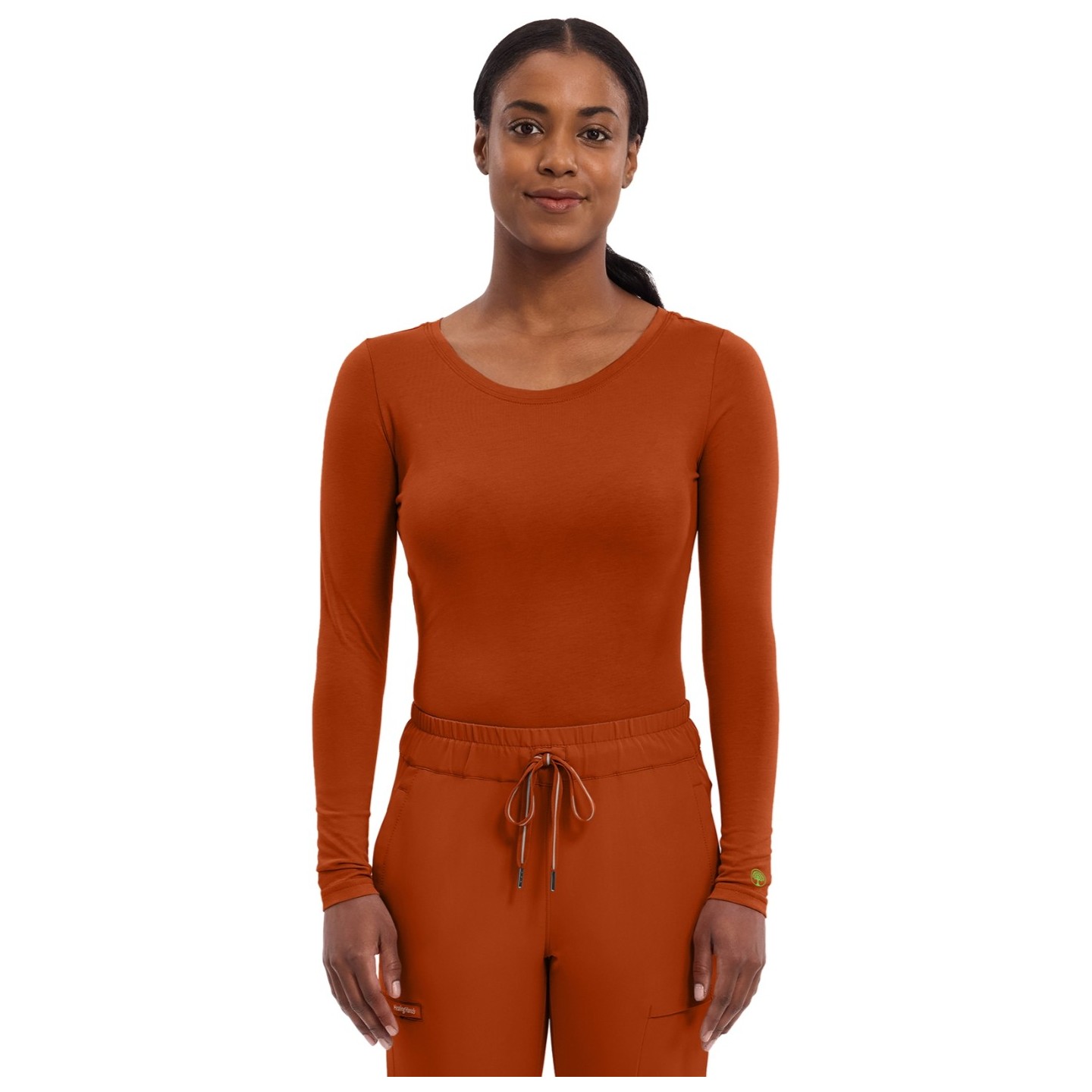 5047 Healing Hands Purple Label Melissa Long Sleeve Scrub Tee