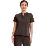 HH650 HH Works Macy Button Collar Tuck In Top by Healing Hands